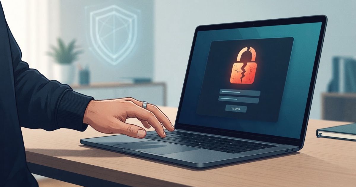What to Do After You Clicked a Fake Login Page but Caught It Fast