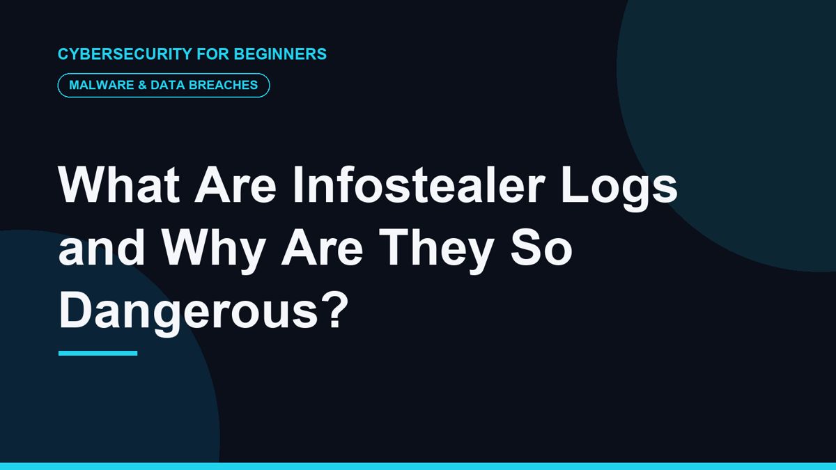 What Are Infostealer Logs and Why Are They So Dangerous?